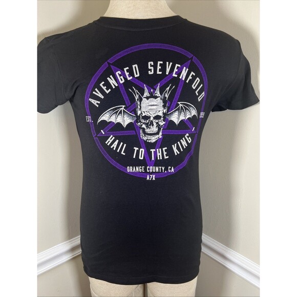 ✨Avenged‎ Sevenfold Hail To The King Orange County, CA Graphic Shirt Large✨ - Picture 1 of 7